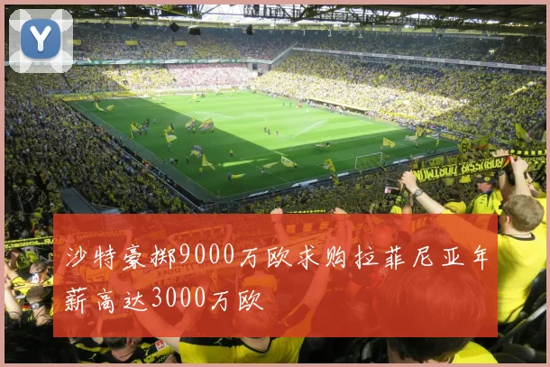 沙特豪掷9000万欧求购拉菲尼亚年薪高达3000万欧